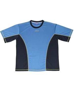 Badfriend T-Shirt Mit Kontrasteinsätzen - Blau