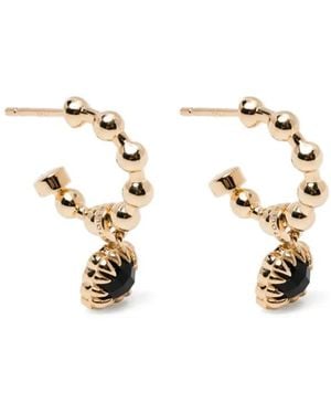 Stolen Girlfriends Club Baby Claw Sleeper Earrings - White