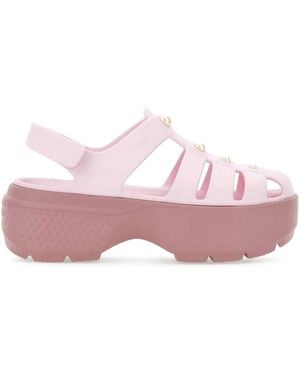 Crocs™ 60Mm Stomp Sandals - Pink