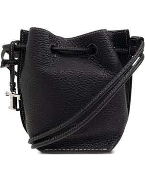 Tod's Leren Bucket-Tas - Zwart