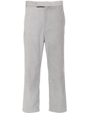 Thom Browne ミッドライズ ストレートパンツ - グレー