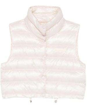 Patrizia Pepe High-Neck Padded Jacket - White