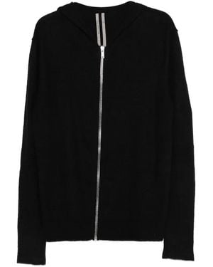 Rick Owens Zip-Up Hoodie - Black