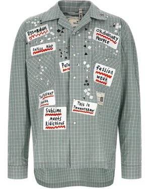 Maison Mihara Yasuhiro Checked Shirt - Grey