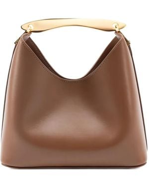 Elleme Small Boomerang Leather Tote Bag - Brown