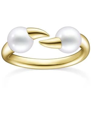 Tasaki 18Kt Geelgouden Ring - Wit