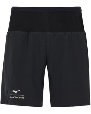 Mizuno X 10 Corso Como Logo-Print Shorts - Black
