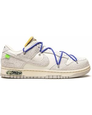 NIKE X OFF-WHITE X Off- Dunk Low "Lot 32" Trainers - Blue
