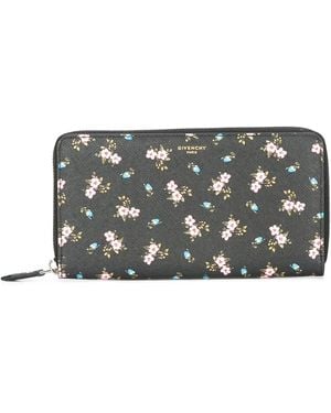 Givenchy Floral Print Pandora Purse - Metallic