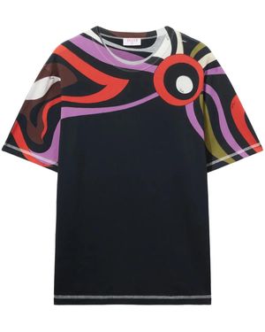Emilio Pucci Marmo Tシャツ - ブラック