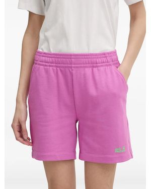 Jack Wolfskin Shorts Celebrate The Paw - Rosa