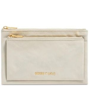 Bimba Y Lola Logo-Lettering Purse - Natural