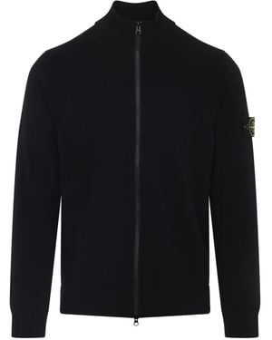 Stone Island ジップアップ カーディガン - ブルー