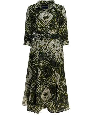 Samantha Sung Shirt Dresses - Green
