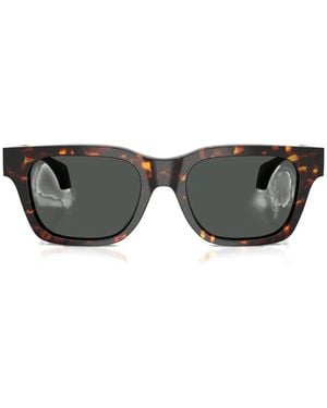 Versace Square-Frame Sunglasses - Grey