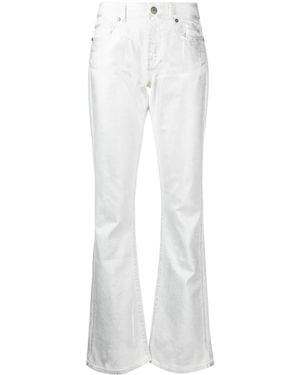 P.A.R.O.S.H. Low-Rise Bootcut-Leg Jeans - White