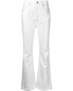 P.A.R.O.S.H. Vaqueros bootcut de talle bajo - Blanco