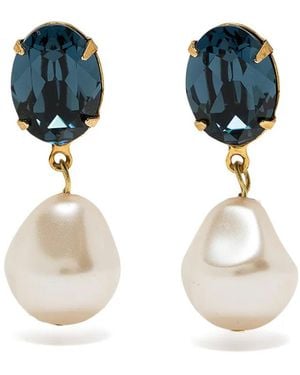 Jennifer Behr Tunis Pearl Earring - Blue