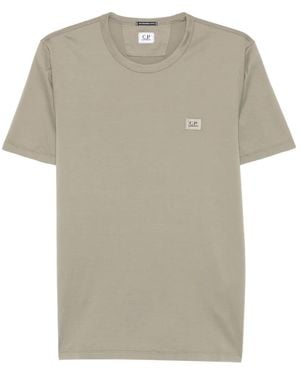 C.P. Company Logo-Patch Cotton T-Shirt - Green