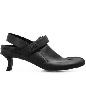 Loewe Pumps Dive Con Cinturino Posteriore - Nero