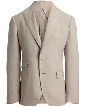 Ralph Lauren Blazer Kent À Simple Boutonnage - Gray
