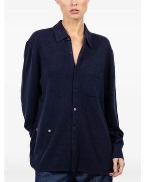 CISSA Camicia Con Colletto Button-Down - Blu