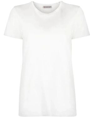 Moncler Logo-Patch T-Shirt - White