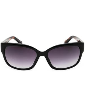 Nautica Gafas De Sol Con Montura Rectangular - Negro