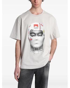 ih nom uh nit Graphic-Print Cotton T-Shirt - White