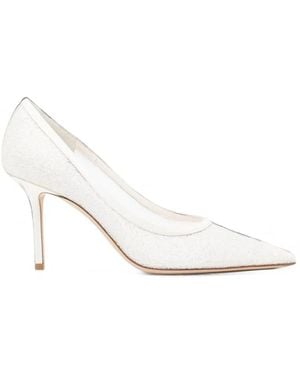 Jimmy Choo 85Mm Love Pumps - White