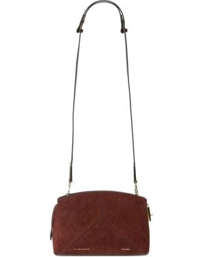 Victoria Beckham Victoria Zip-Fastening Cross Body Bag - Red