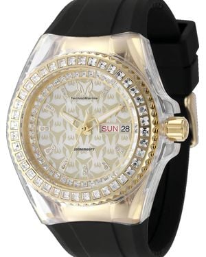 TechnoMarine Cruise Crystal-Bezel 40Mm Watch - Black
