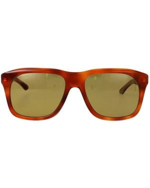 Gucci Square-Frame Sunglasses - Brown