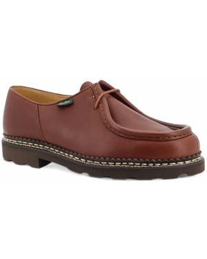 Paraboot Michael Leather Derby Shoes - Brown
