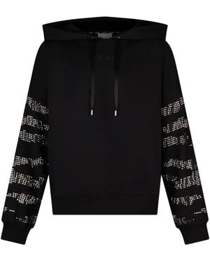 Liu Jo Hoodie À Lien De Resserrage - Black