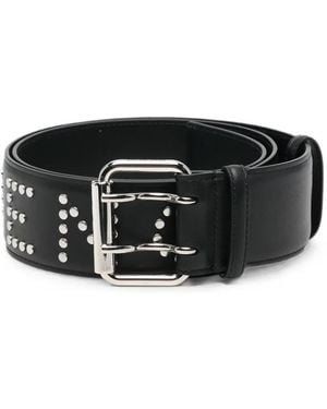 Givenchy Studded Leather Belt - Black