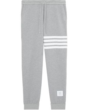 Thom Browne Ottoman 4-Bar Sweat Trousers - Grey