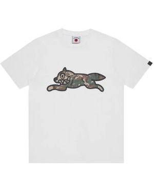ICECREAM カモフラージュ Tシャツ - ホワイト