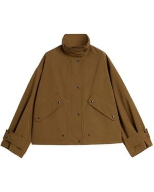 Aspesi Snap-Button Flap-Pocket Jacket - Brown