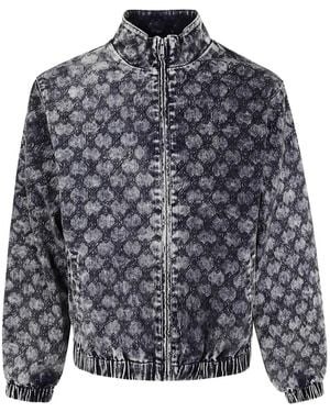 Daily Paper Geometric-Pattern Jacket - Grey