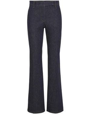 Brunello Cucinelli ハイウエスト フレアジーンズ - ブルー