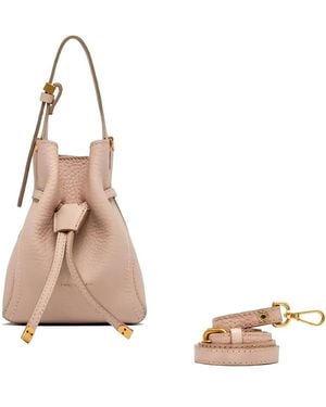 Gianni Chiarini Borsa A Secchiello Con Coulisse - Bianco