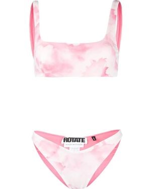 ROTATE BIRGER CHRISTENSEN Bikini Mit Batikmuster - Pink
