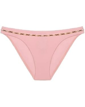 ViX Firenze Bell Chain-Detail Bikini Bottoms - Pink