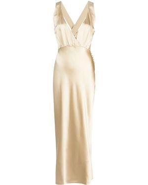 KHAITE The Milo Silk Dress - Natural