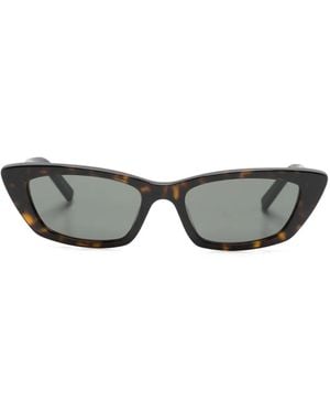 Saint Laurent キャットアイ サングラス ブラウン | Lyst
