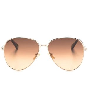 Chloé Occhiali Da Sole Con Montatura Stile Pilota - Neutro