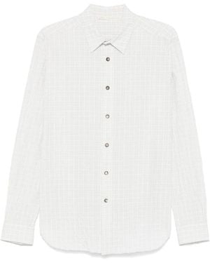 Forme D'expression Camicia A Quadri - Bianco