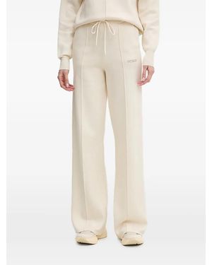Guess Drawstring Wide Leg Trousers - Natural