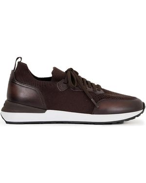 Magnanni Stratus Ii Lyteknit Trainers - Brown